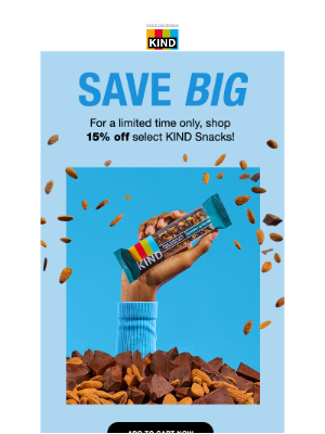 KIND Snacks - Snack like you mean it: Shop 15% Off on Amazon!😋