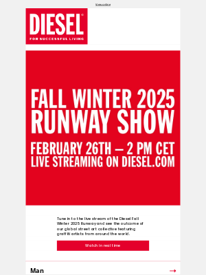 Diesel - Live Today | Fall Winter 2025 Runway Show