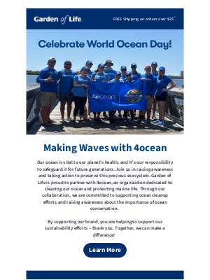 Garden of Life - Celebrate World Ocean Day with Us!