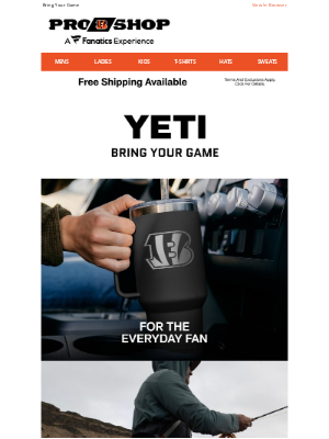 Cincinnati Bengals - Just Launched: NFL x YETI Collection >>