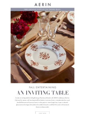 AERIN LLC - Set a Fall Table