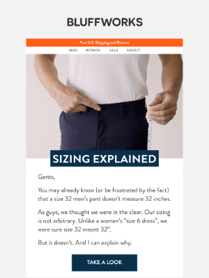 Bluffworks - SOLVED! Why Your 32 Pant Doesn’t Measure 32 Inches