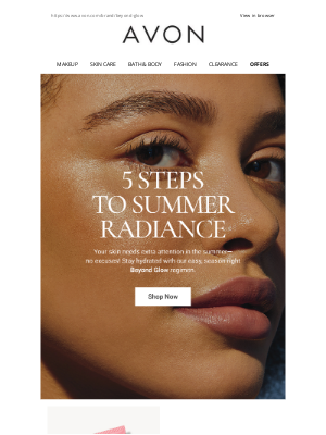 Avon - Summer 🌞 Glow In 5 Easy Steps