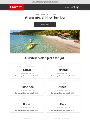 Emirates Holidays (Australia) - Your dream destination is closer than you think