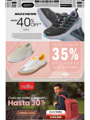 Dafiti (Colombia) - ¡Atención! Hasta 35%OFF en Adidas Originals 💥