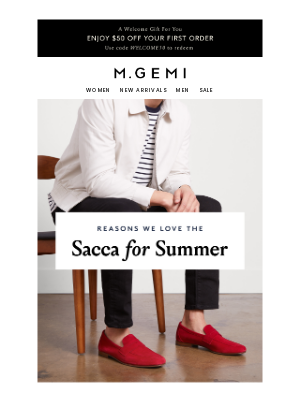 M. Gemi - 3 Reasons We Love The Sacca For Summer