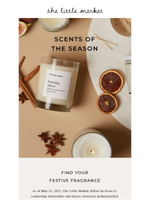 The Little Market - The Holiday Edition: Candles + Spa