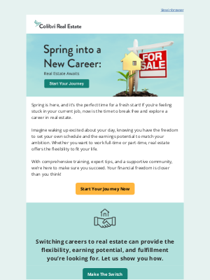 Colibri Real Estate School - Spring Forward 🌱 Transform Your Career with Real Estate