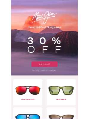 Maui Jim - 30% Off Select Styles