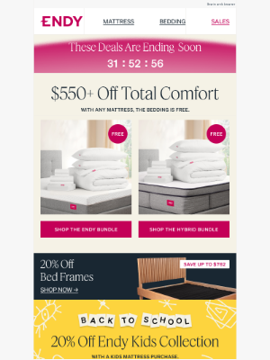 Endy (Canada) - $1,000+ in savings ends TOMORROW!
