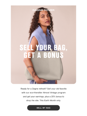 Dagne Dover - 20% bonus for your pre-loved Dagne.