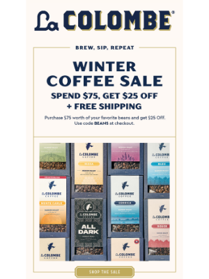 La Colombe Coffee Roasters - Starts NOW: The Winter Coffee Sale  ☕