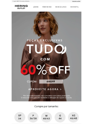 Hering Outlet (Brazil) - Renove seu estilo com 60% OFF!