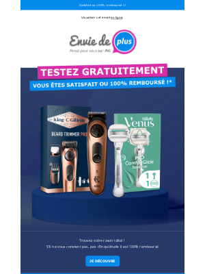 Envie de Plus (France) - jeffrey, testez GRATUITEMENT nos produits de rasage !