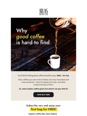 Atlas Coffee Club - Why good coffee is hard to find…