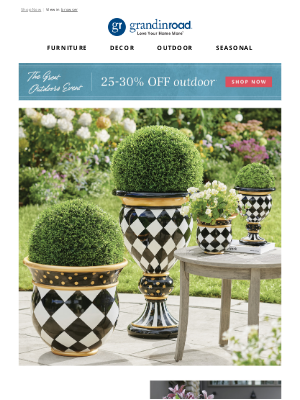 Grandin Road - ★★★★★ Must-have planters