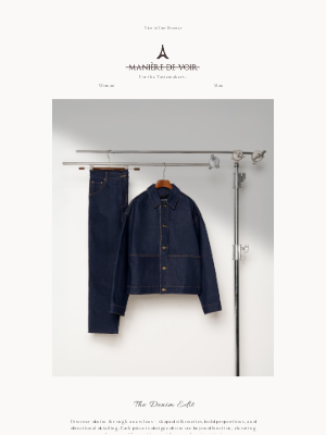 Mani̬re De Voir - The Denim Edit