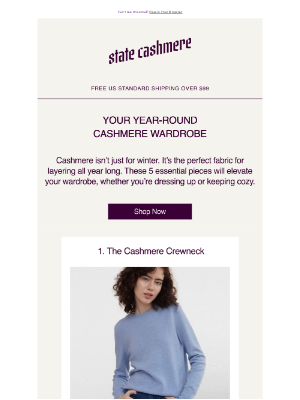 statecashmere - Your Year-Round Cashmere Wardrobe