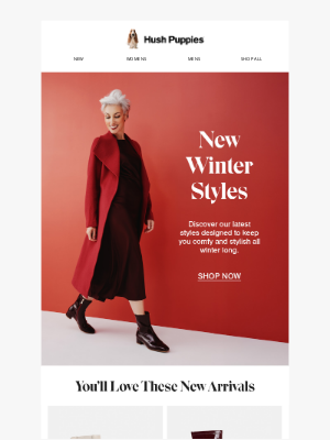 Hush Puppies - New Winter Essentials Just Landed