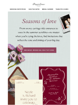 Paperless Post - What’s your wedding season?