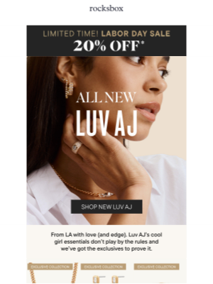 Rocksbox - 20% Off NEW Cool Girl Staples