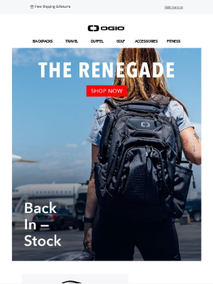 Ogio - BACK IN STOCK | Renegade Pro Backpack