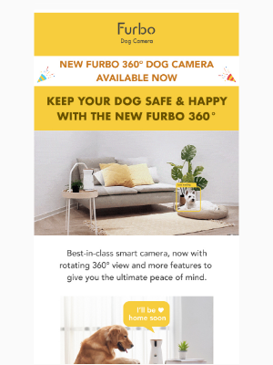 Furbo Dog Camera - New. Now. The 🔄 ROTATING🔄  Furbo 360° Dog Camera is here! ✨✨ 