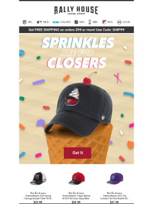 Rally House - 🚨 Diamondbacks Style Just Got Sweeter 🍦🧢