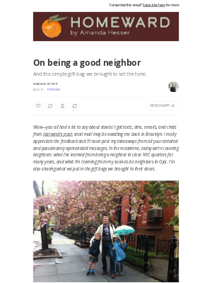 Food52 - The key to building strong neighbor bonds