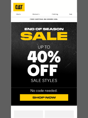 Cat Footwear - Happening Now: Sale styles are now up to 40% off!