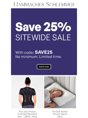 Hammacher Schlemmer - Don't Miss Your Chance to Save 25%!