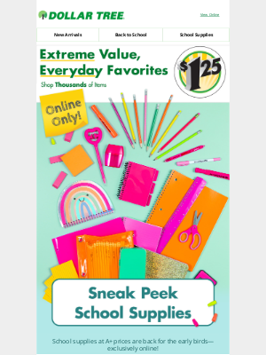 Dollar Tree - We know it’s early, but…