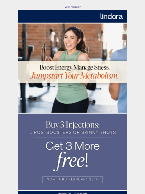 Lindora LLC. - Buy 3 Injections, Get 3 FREE