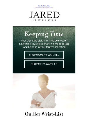 Jared - Watches of the Moment ⌚️ Women's & Men's Luxe