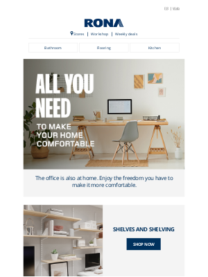 Rona (CA) - Revamp your home office