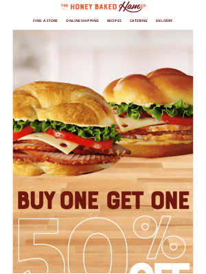 Bite into Savings! 🥪 BOGO 50% Off Sandwiches & Slider 3-pks!