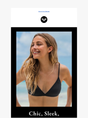 Roxy - Timeless Looks In Black Swim