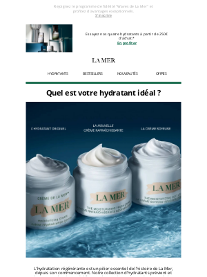 La Mer (France) - Frances, découvrez votre hydratant idéal