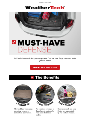 WeatherTech - Take Control of Your Trunk