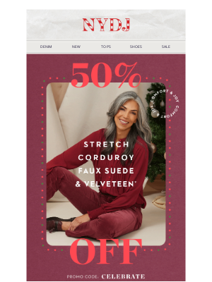 Super-Sleek Styles 50% OFF