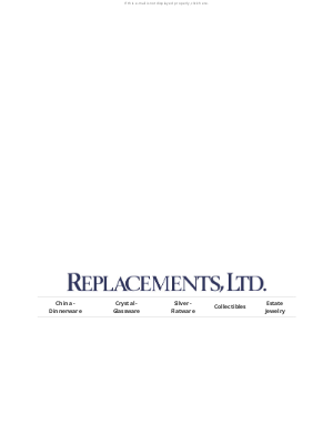 Replacements - Welcome to Our Table