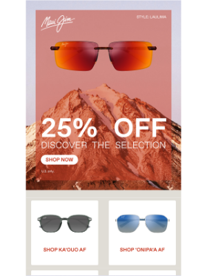 Maui Jim - 25% Off Select Styles