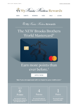 Brooks Brothers (Australia) - The NEW Brooks Brothers World Mastercard®