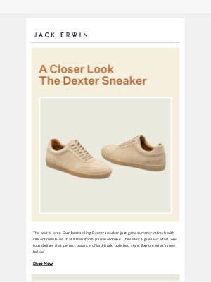 Jack Erwin - A Closer Look: New Sneakers
