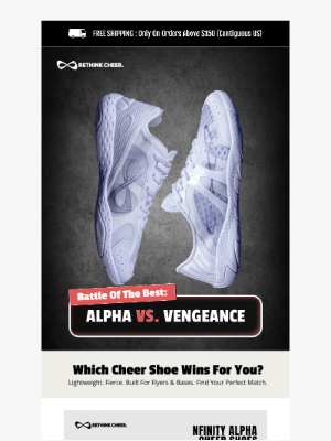 Nfinity Athletic - Alpha vs. Vengeance: Which Cheer Shoe Wins for You?👟
