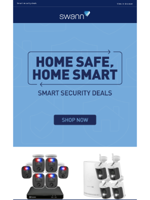 Swann (United Kingdom) - up to 20% off security deals: home safe, home smart