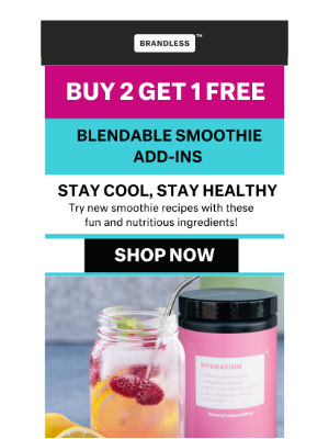 Brandless - Buy 2 get 1 Free - Smoothie Mix-Ins