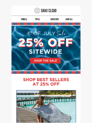 Sand Cloud Towels - 25% off e-v-e-r-y-t-h-i-n-g? 🤯