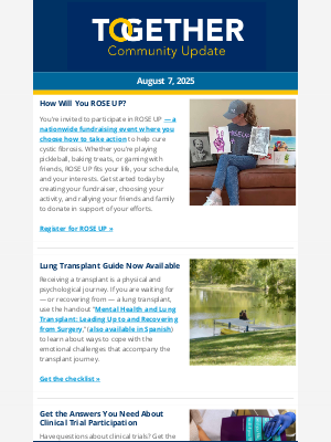 Cystic Fibrosis Foundation - Together: a Community Update