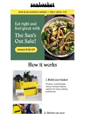 Sun Basket - 🌞 The Sun's Out Sale is here!